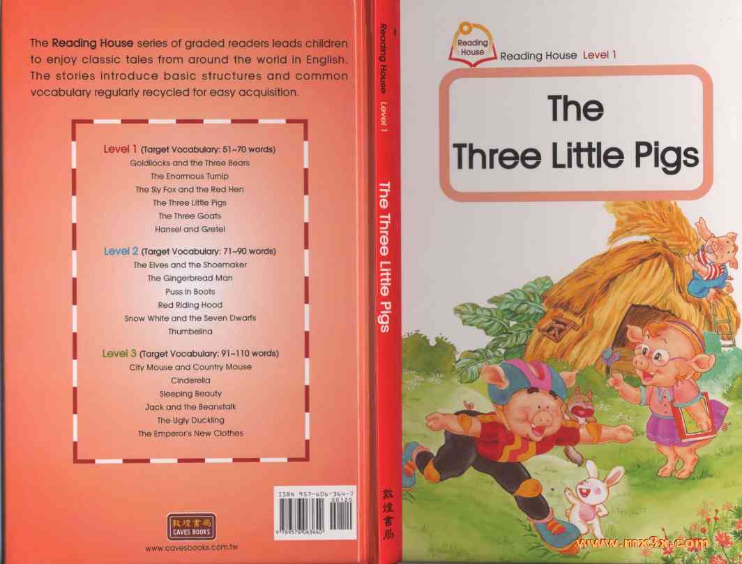 1级 1-5-The Three Little Pig -- 绘本听读宝在线台词全文